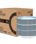 Sturdy 8.5 Inch Disposable Paper Plates 150 Count For Holidays Parties Picnics And Everyday Meals Heavy Duty Dinnerware