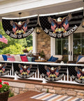 250 Year Freedom Anniversary Patriotic Eagle Bunting Flag 1776 2026 Commemorative, outdoor porch decor.