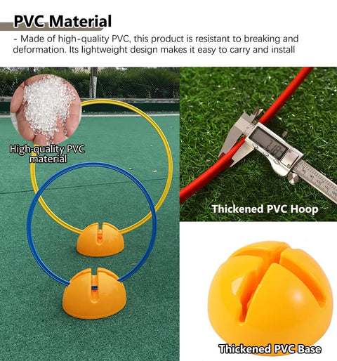 DIY Drone Obstacle Course Kit For Indoor And Outdoor Practice, Customizable Loop Gate, Sensory Ring, PVC material details