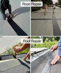 Pro Grade Self Adhesive Asphalt Crack Sealer Tape Waterproof Flexible Paver Patch Heavy Duty for Concrete Driveway Repair in use.