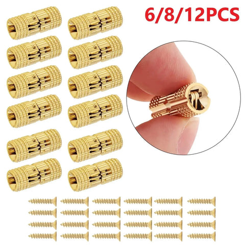 Dope 8mm Barrel Hinges Hidden Brass For Jewelry Boxes Cabinets And Doors With 180 Degree Opening Pack Of 12 Concealed Hinges Polished Gold