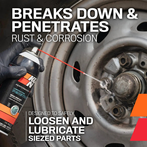 Hand spraying Penetrating Oil For Rust And Moisture Removal Lubricates Stubborn Fasteners And Hinges No Drip Foaming Action That Creeps Into Tight Corners Hardcore Temperature Tolerance 9 Ounce Aerosol Spray Model 99 2010 on car wheel lug nut