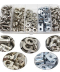 All In One Aluminum Extrusion Hardware Kit With 200Pcs M5 T Slot Nuts Bolts And Screws For 20x20 2020 2040 Profiles In A Clear Organizer Case
