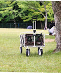 No Fuss Bull Handle Replacement For Shopping Carts And Camping Carts Easy Install Durable Plastic Grip For camping cart on grass
