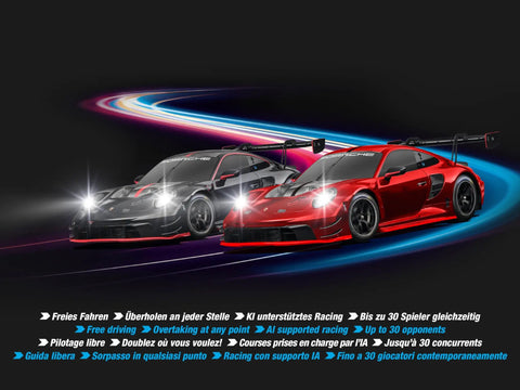 Hybrid Highway Challenge Racing Set Dope Next Gen Vibe With Porsche 911 GT3 R In One To Fifty Scale Hybrid Technology AI Support