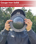 Hand Forged Medieval Shield Umbo Boss for Round Shields 8 inch diameter, heavy duty steel with six mounting holes.
