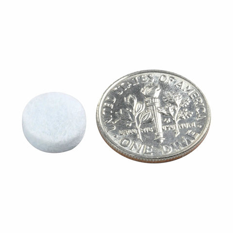 168 Pack Heavy Duty Self Adhesive Felt Pads Three Eighths Inch Diameter Round White Furniture And Cabinet Bumpers One Eighth Inch Thick Noise