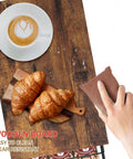 Cleaning coffee stains off rustic wood top stand of Five Tier Coffee Pod Storage Drawer For Keurig Pods Holds 90 Pods