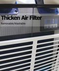 Top Shelf Portable Air Conditioner With 18700 Btu H Commercial Spot Cooler and 14L Water Tank showing thicken air filter