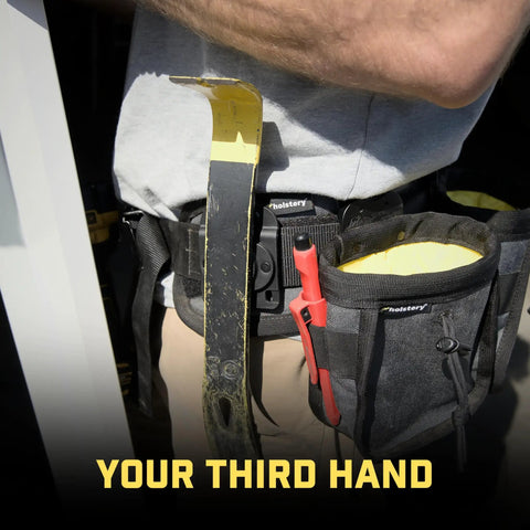 Magnetic Tool Holder Clip On Belt Holster For Screws Hammer Sockets Pliers Drill Bits And More And Your Third Hand On The Go