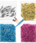 KongTiva 1500 Piece Heat Shrink Butt Connector Kit With Color Coded Wire Terminals For Auto Marine And Home Wiring Projects To Tackle Any Electrical Job Fast With Easy Crimping And Reliable Insulated Connections. Color-coded heat shrink butt connectors in bags