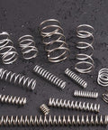 Heavy Duty Spring Assortment Kit 200-Piece Zinc Plated Steel Wire Extension Springs Set for Shop and Home Repairs, various sizes displayed