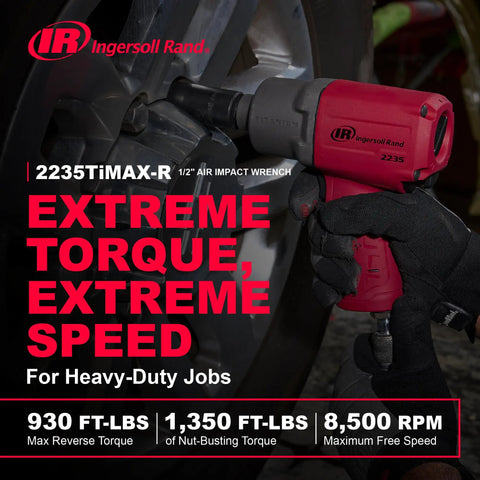 Heavy Duty Half Inch Drive Air Impact Wrench Packing 1350 Foot Pounds Nut Busting Torque Built For Gritty Garage Grind And Rigged Up Shop Jobs Delivering Raw Knock Power And Rock Solid Feel