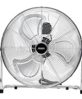 Heavy Duty 20 Inch High Velocity Floor Fan With Metal Build Built Like a Tank Industrial Grade Power 2800 CFM front view