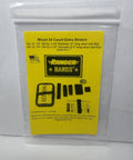 Package of Mixed 24 Count EPDM Rubber Bands With Extra Stretch For Survival And Emergency Tinder Various Sizes For Strapping Gear