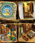 Epic Clock Tower Building Set With Light 1566 Pieces Mega Medieval Castle Kit interior views of four-story construction