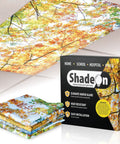 Fluorescent Light Covers For Ceiling Lights 4 Pack Magnetic 2x4 Ft Glare Reduction For Classroom And Office with autumn leaves design