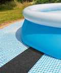 Absorb Water 10 Ft X 16 Inch Above Ground Pool Pathway Mat For Pool Or Spa Floor Ground Walkway Pad That Keeps Foot Dirt Out