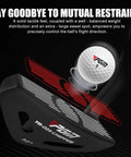 Close-up of 35 Inch Right Handed Golf Chipper With 32 Degree Loft, showing club head and golf ball with motion lines.