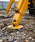 Concrete Placement Boom With Hydraulic System For Bridge Deck Pouring And Road Construction, Industrial Slabs, Warehouse Projects, And Civil Engineering Works, Heavy Duty Beefed Up Concrete Conveying Rig For Your Worksite. stable outrigger support on gravel