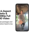 Phone displaying video from a Keyless Entry Smart Door Lock With WiFi And Bluetooth, Lock Or Unlock From Your Phone, Works With Alexa