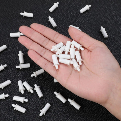 40 Pieces Spring Loaded Shutter Repair Pins Plantation Window And Cabinet Replacement Fasteners Durable Abs Plastic White No Sweat Easy Swap Kit Breezy Fix For Blind Slat Restoration Projects
