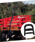 No Fuss Bull Handle Replacement For Shopping Carts And Camping Carts Easy Install Durable Plastic Grip With Smooth Wheel Management For Long Term Performance black plastic handle on orchard cart