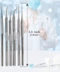 Six Piece Stainless Steel Precision Micro Probe Kit With 5.5 Inch Overall Length, various probes, with non-slip handles