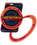 10 Inch Sprint Ring Flying Disc for Maximum Distance in packaging showcasing bright design and soft edges.