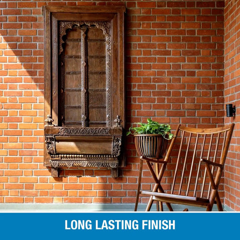 Built Tough Penetrating Brick Sealer And Mortar Waterproofer Blending Silane Siloxane Chemistry on brick wall with decor.