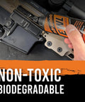 Extreme Weapons Lube CLP Gun Lube And Cleaner Synthetic Gun Lubricant With Anti Wear Additive For Duty And Hobby Firearms 1 Oz Squeeze Bottle Keeps Metal Surfaces Slick And Protected For Range Ready Performance on rifle