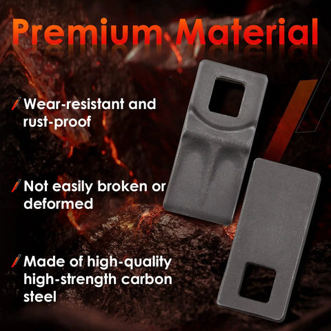 Heavy Duty Auger Teeth Replacement Kit For 3 Point Post Hole Digger Drill Bits With Square Hole Screws, durable carbon steel