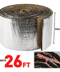 Pipe Wrap Insulation Foam Tape 5mm Thick Self Adhesive Waterproof High Density Heavy Duty Duct Tape, 26 Feet Roll