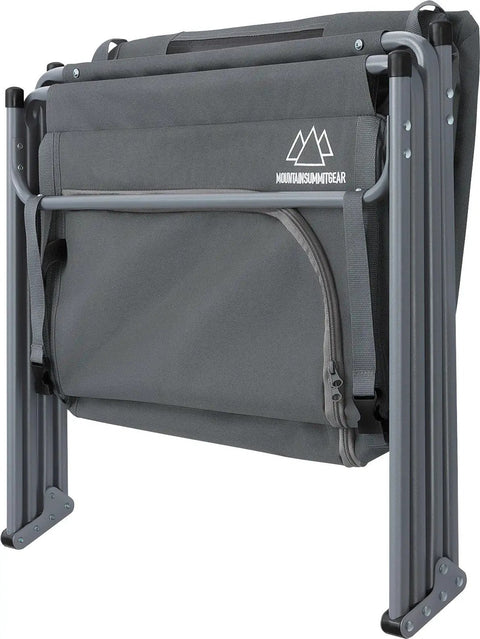 Folded view of Foldable Roll Top Camping Pantry And Table With Sturdy Aluminum Frame Durable 600 Denier Oxford Fabric