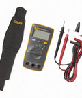 AC And DC Current Handheld Digital Multimeter With Backlit Display Pro Grade Tool in case, probes, and test leads