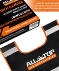 Vinyl Winch Cable Damper With High Visibility Reflective Strip For Safe Recovery Absorbs Break Energy If Cable Or Rope Fails