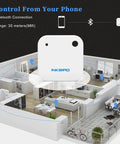 Wireless Temperature And Humidity Monitor With Bluetooth Sensor And App For Android And iOS Freezer Thermometer in a home setting