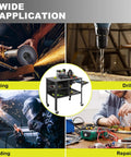 36 By 24 Inch Welding Table With Rolling Cart in cutting, drilling, welding, and repairing applications