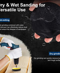 All In One 199 Piece 3 Inch Wet And Dry Sanding Disc Kit With Backer Plates Wool Pads And Polishing Pads in use