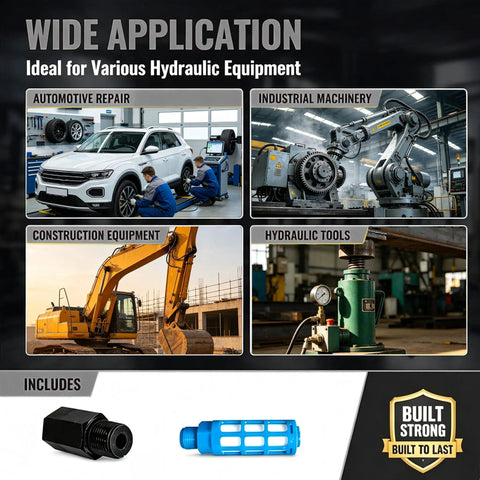 Heavy Duty Air Hydraulic Pump 10000 Psi 1.7L Reservoir With 3 8 Inch Oil Outlet Built Like A Tank From Commercial Aluminum For Serious Garage Grind And Big Load Power