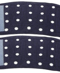 Built Tough Cut Resistant Wrist Sleeves For Mechanics And Yard Crews lightweight dark blue forearm guards with grommets