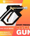Dual Tip Foam Cannon For Pressure Washer Gun With Quick Connect One Quarter Inch Stainless Steel Car Wash Foam Blaster Attachment