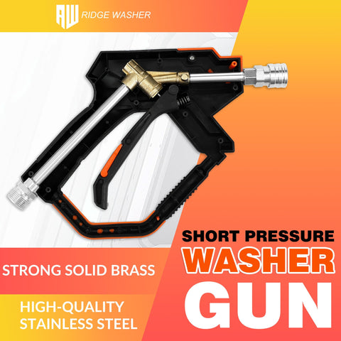 Dual Tip Foam Cannon For Pressure Washer Gun With Quick Connect One Quarter Inch Stainless Steel Car Wash Foam Blaster Attachment