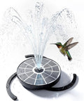 Upgraded 3.7W Glass Solar Panel Bird Bath Fountain Pump With Integrated Bracket And Storage Perfect For Garden Pond Aquarium And Outdoor Use Delivers Strong Sun Powered Water Spray And No Fuss Setup.