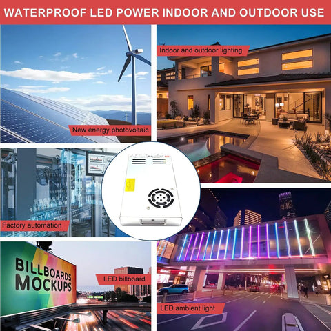 Heavy Duty 350W Switching Power Supply Powers Your Automation Setup With Rock Solid 5V At 60 Amps While Supporting Dual Voltage Input for various applications.