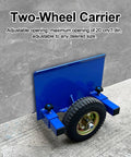 Two Wheel Panel Handling Cart For Drywall And Sheet Material, Heavy Duty Dolly With Soft Rubber Padding, Edge Guarding, Smooth Maneuverability, Low Profile Frame, Pro Contractor Ready, adjustable 20 cm opening