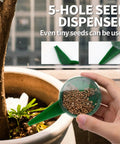 Compact Mini Handheld Seed Spreader Kit With Four Seeders Two Shovels And Five Seed Boxes Grab And Go Garden Seeder Tool Set