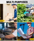Micro Foam Nitrile Coated Work Gloves With Seamless Knit Nylon For Heavy Duty Grip In Wet Damp And Oily Conditions