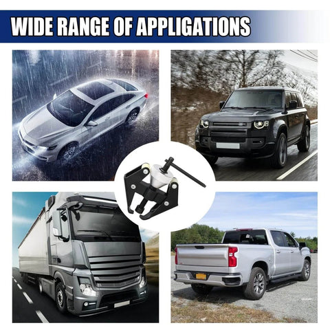 Wide range application of Heavy Duty Battery Terminal And Wiper Arm Puller Pro Grade Adjustable 35 To 85mm tool on vehicles.