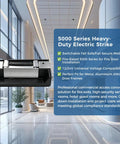 Heavy Duty Electric Strike For Latchbolt Locks Dual Voltage 0.5 To 0.625 Inch Bolt Compatible With Hes 5000C 630